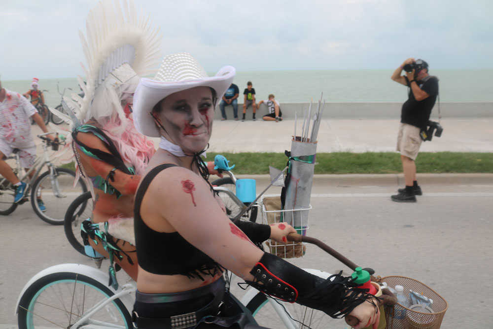 Zombie Bike Ride 2017 photo - Duval Street, Key West